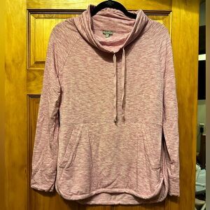 T by Talbots Popover Cowl Neck Sweatshirt